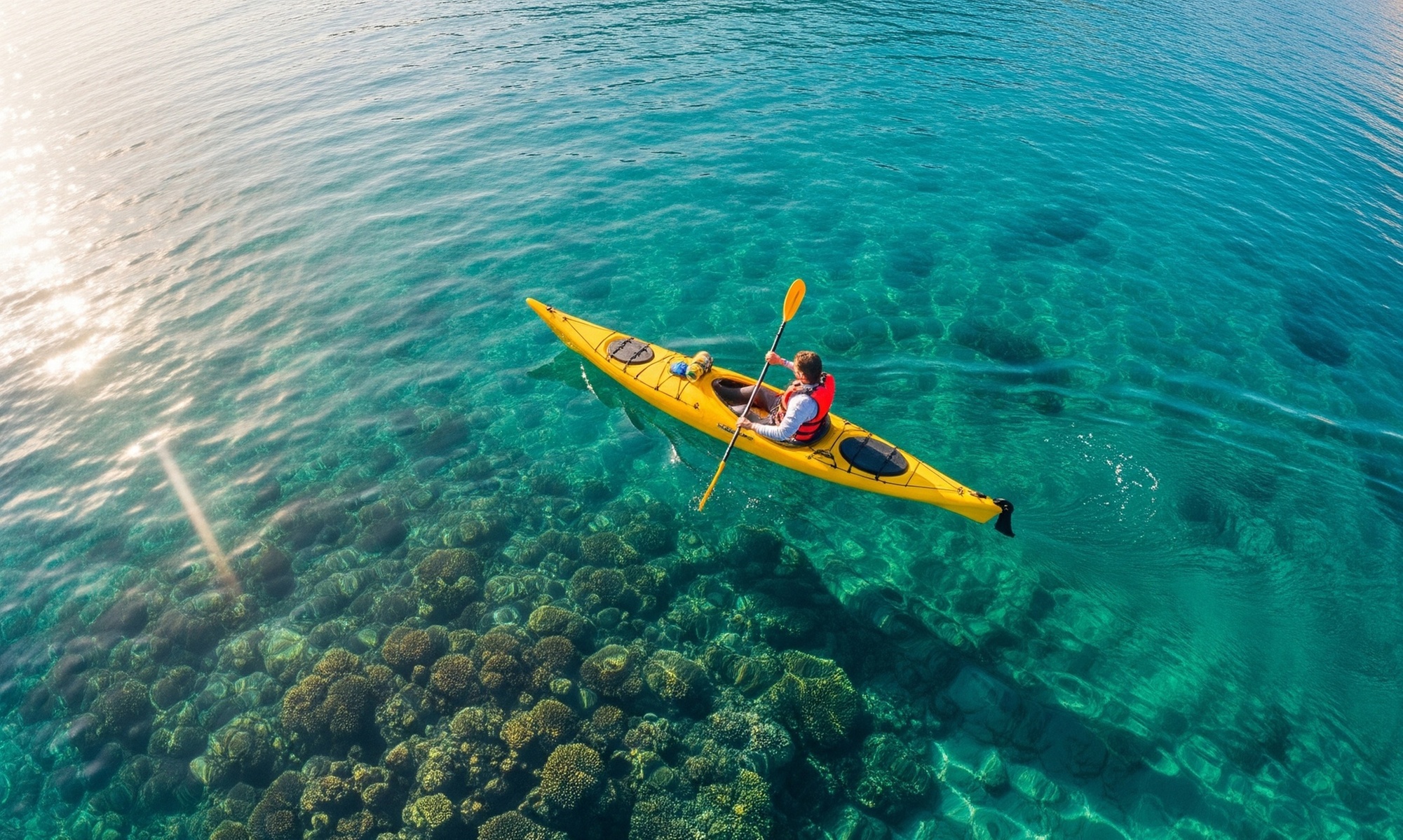 1 o 2 horas de paddle surf o kayak individual o doble