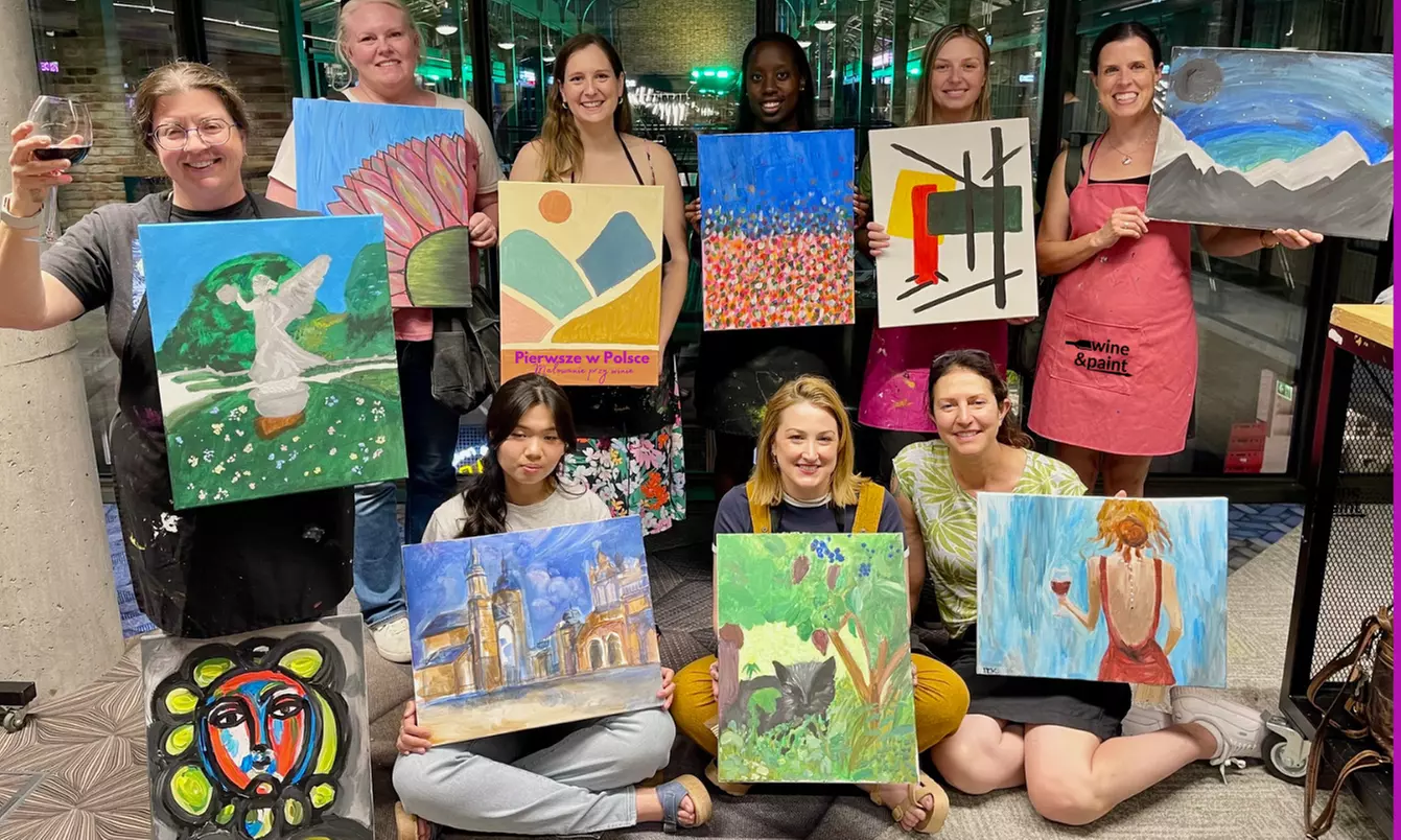 Stwórz własny obraz: voucher na wybrane wydarzenie Wine & Paint