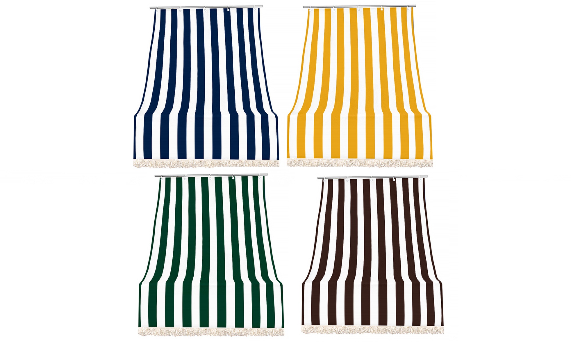 Tenda da sole a righe