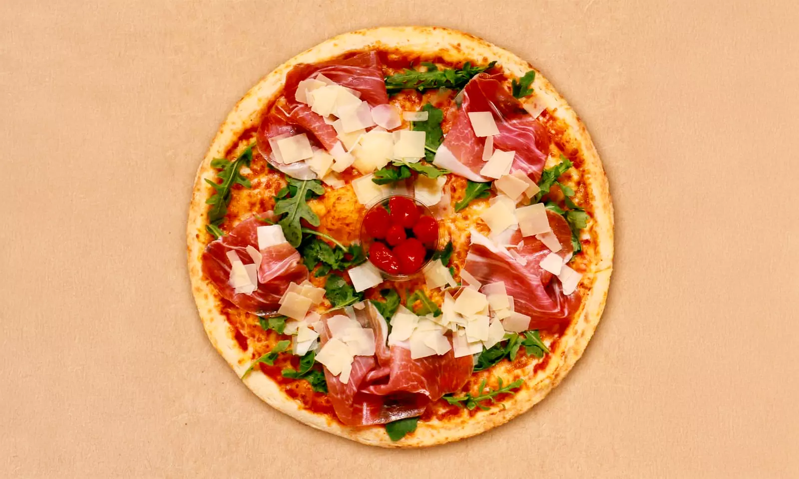 2 oder 4 26-cm-Pizzen nach Wahl und 1 l Softdrink zum Mitnehmen