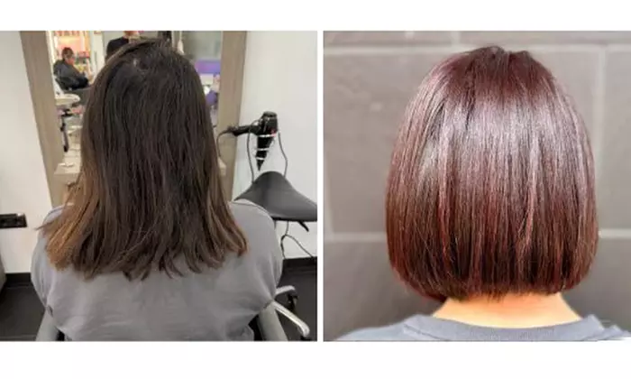 Tratamiento capilar con queratina, colágeno y plancha en frío