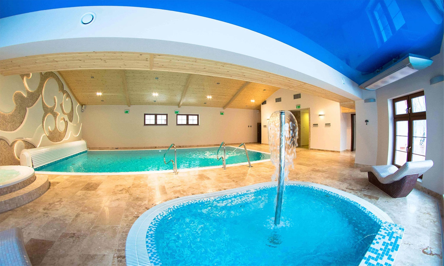 4* apartament 2-pokojowy w Uzdowie, wyżywienie i strefa spa