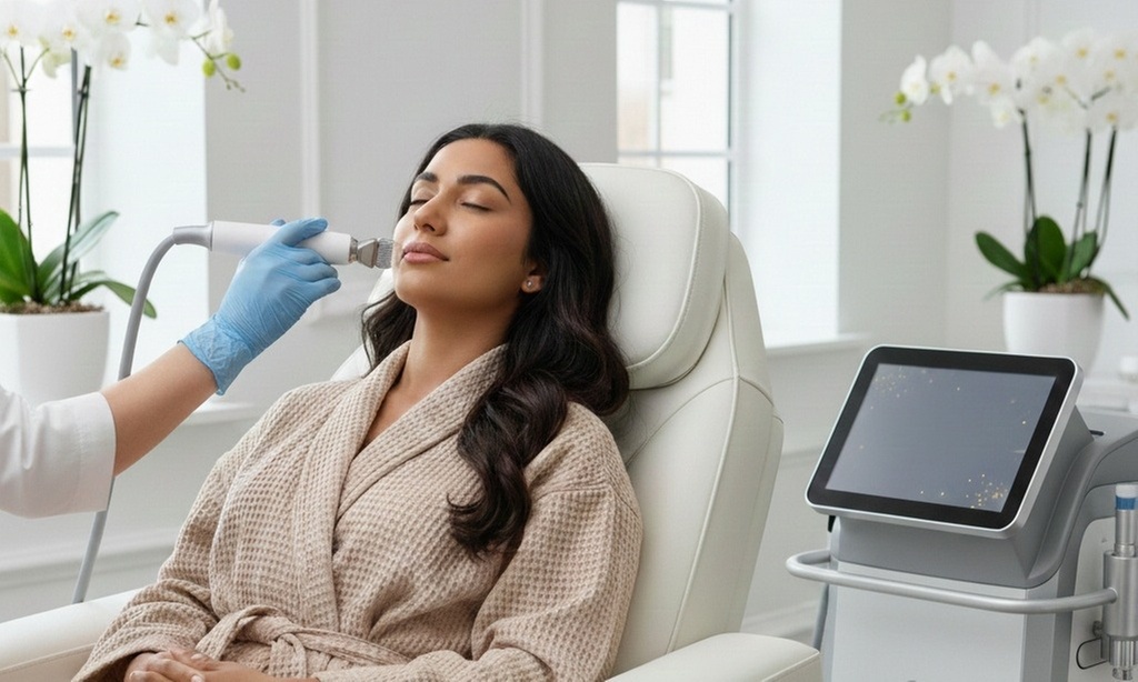 HydraFacial & LED Light Therapy – Glowing, Radiant Skin