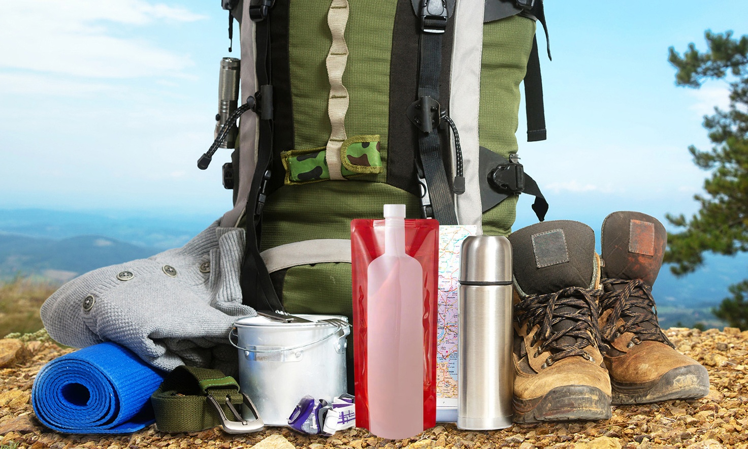 Waloo Wine on The Run Reusable & Foldable Wine Flask W/ Funnel