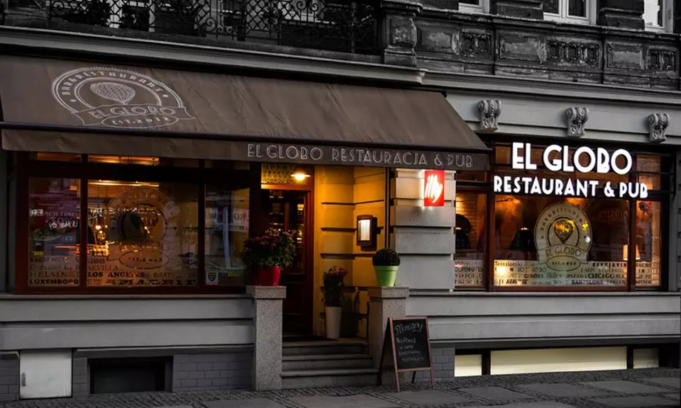 Kuchnia europejska w El Globo Restaurant&Pub – uczta dla 2, 4, 6 osób