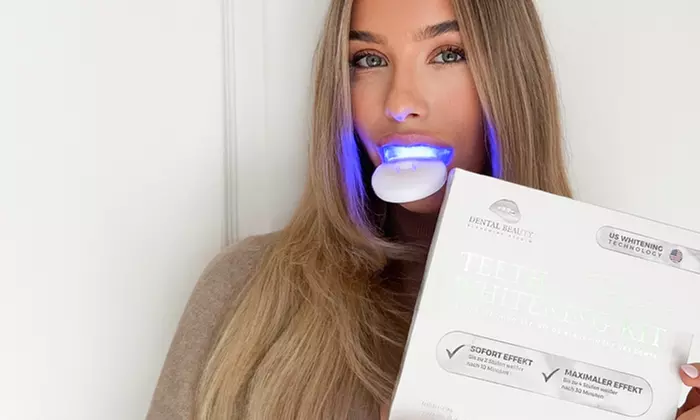 Wertgutschein über 109 € für Zahn-Bleaching-Set Rapid+ inkl. Versand