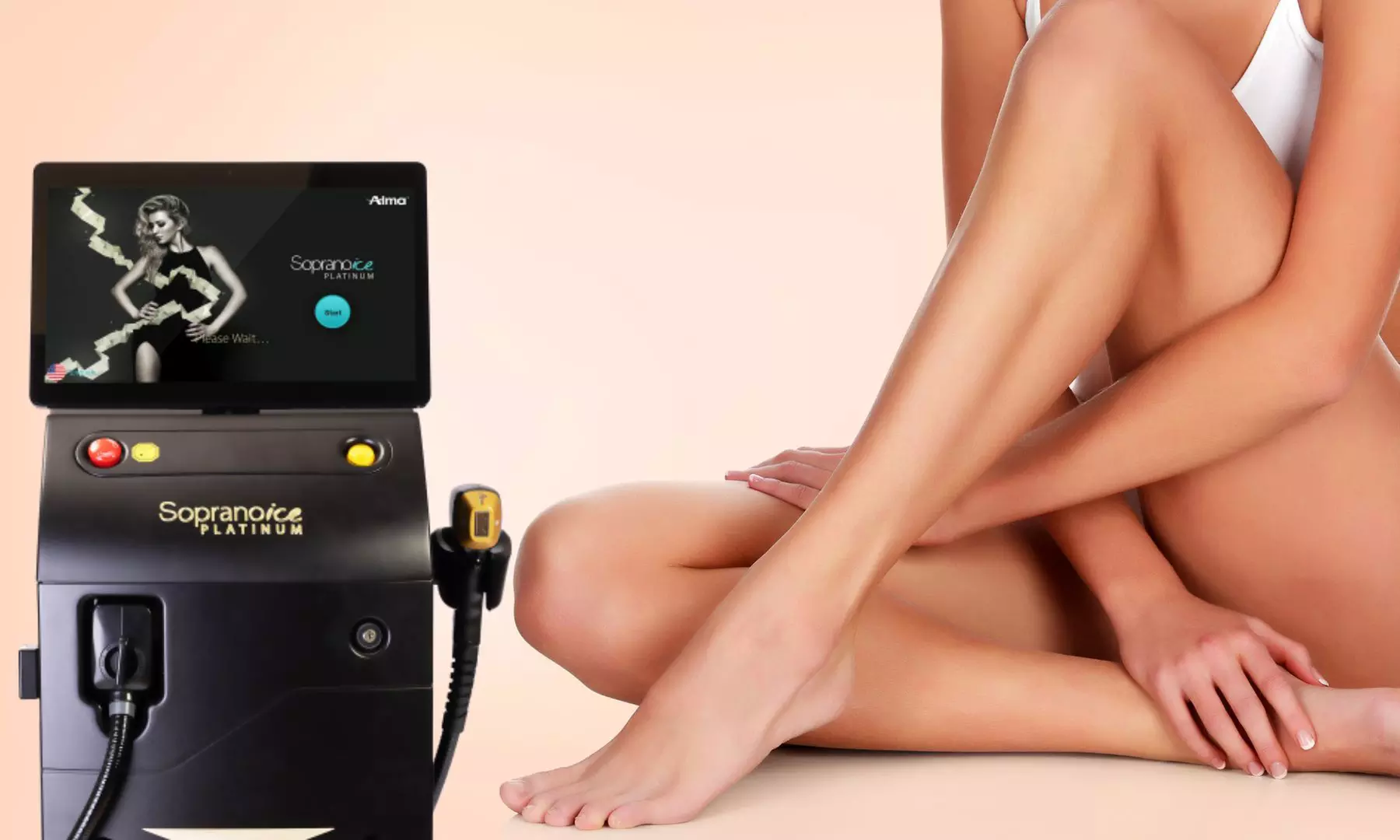 3 or 6 Sessions Brazilian or Hollywood Bikini Soprano ICE Platinum