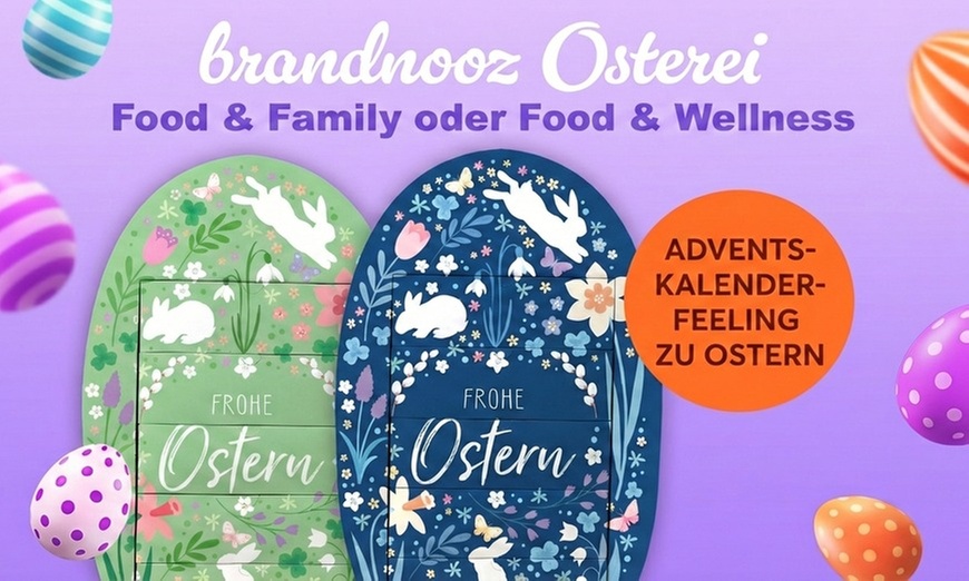 brandnooz XXL Osterei „Food und Wellness“ oder „Food und Family“