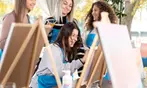 Paint & Sip Classes Deals | Sip Wine & Paint Easy Step-by-Step Art