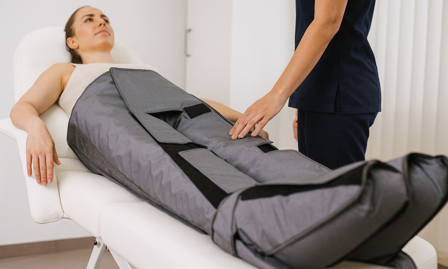 Verlicht vermoeide benen: pressotherapie sessies en infrarood boost