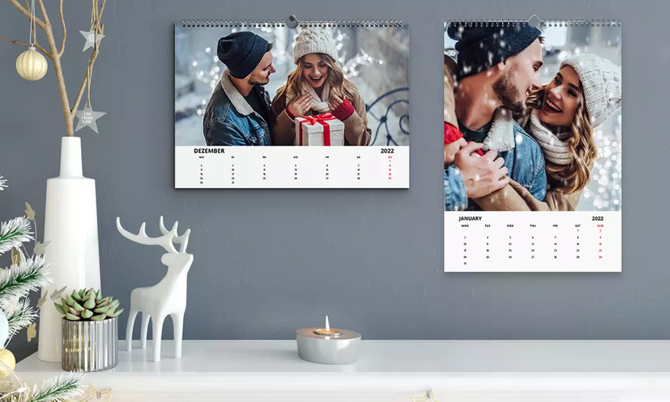 Votre année en images : calendrier personnalisé avec PhotoGifts
