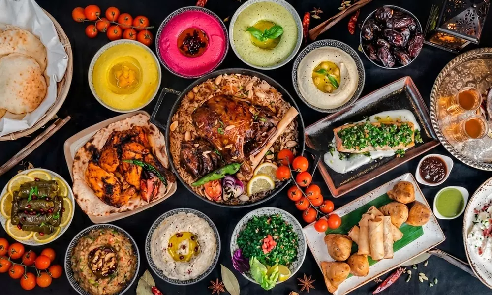 Iftar Buffet with Ramadan drinks for a Child or Up to 12 Adults