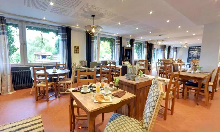 Proche Nancy : 1 ou 2 nuits chambre double avec PDJ, verre et dîner