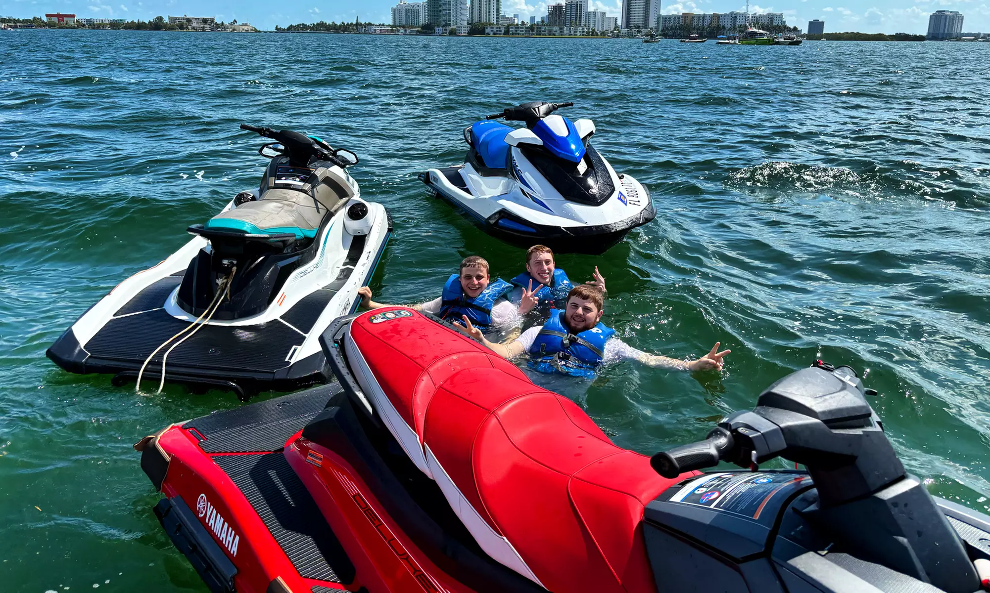 Experience One, Two or Three Thrilling Jet Ski Rides