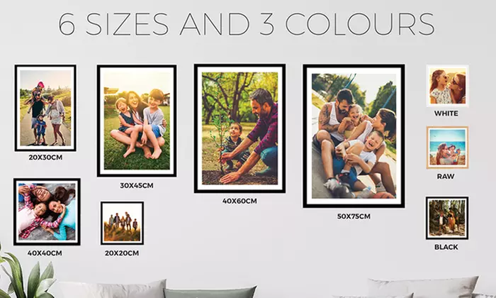 Personalised Framed Print from Photobook Shop