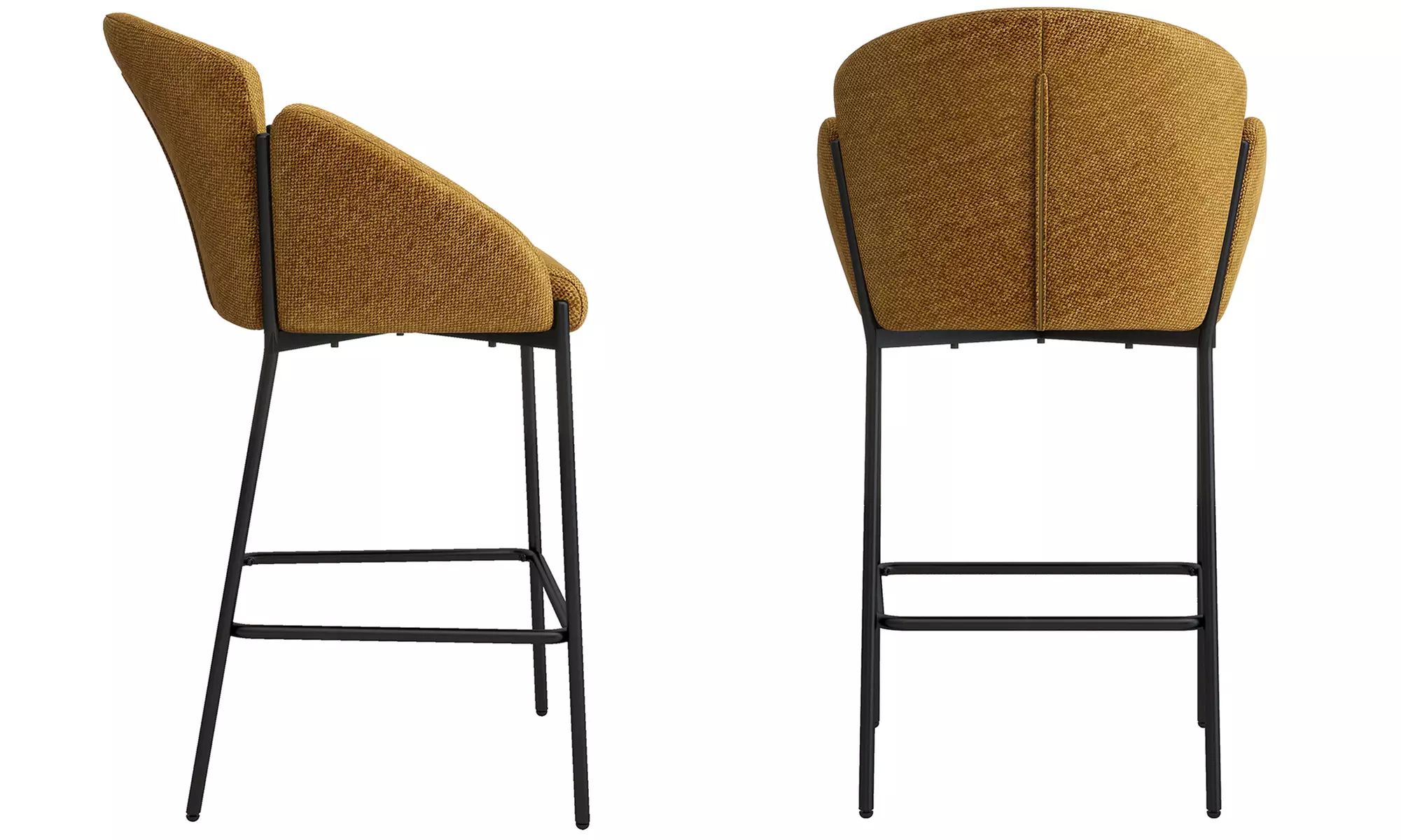 Lot de 2 chaises de bar "Candice" de Doosense