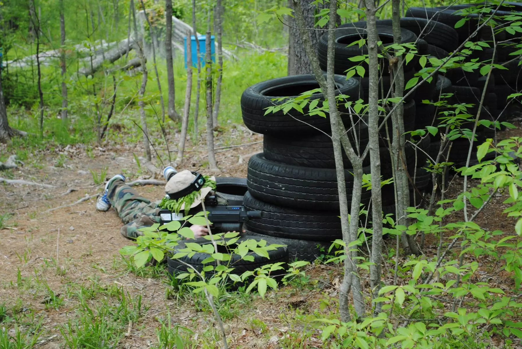 Outdoor Tactical Laser Tag Outing in Wiscasset