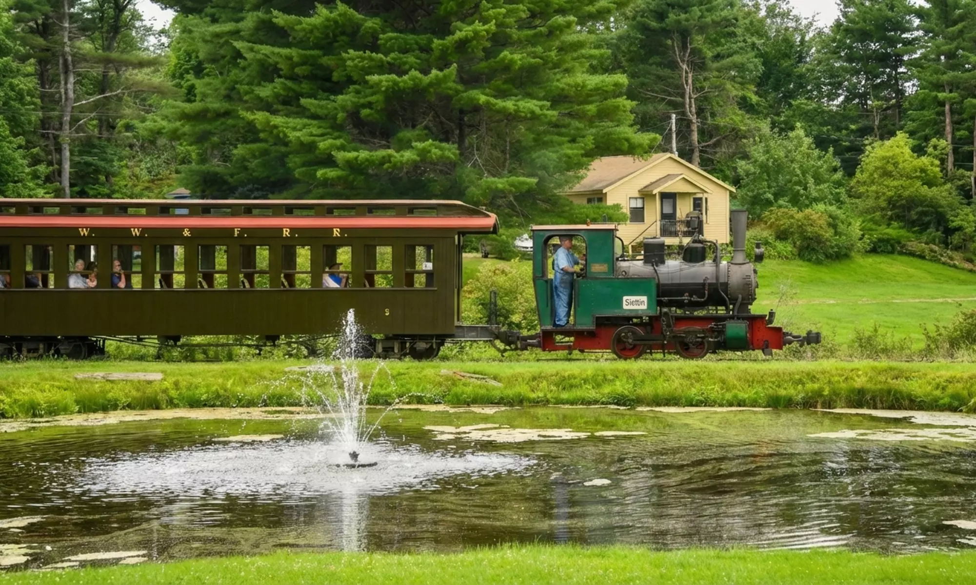 Immersive Village and Train Ride Admission to Boothbay Railway Village