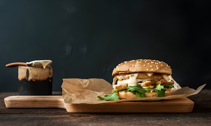 Burger-Menü nach Wahl mit Pommes frites und Softdrink für 1-6 Personen