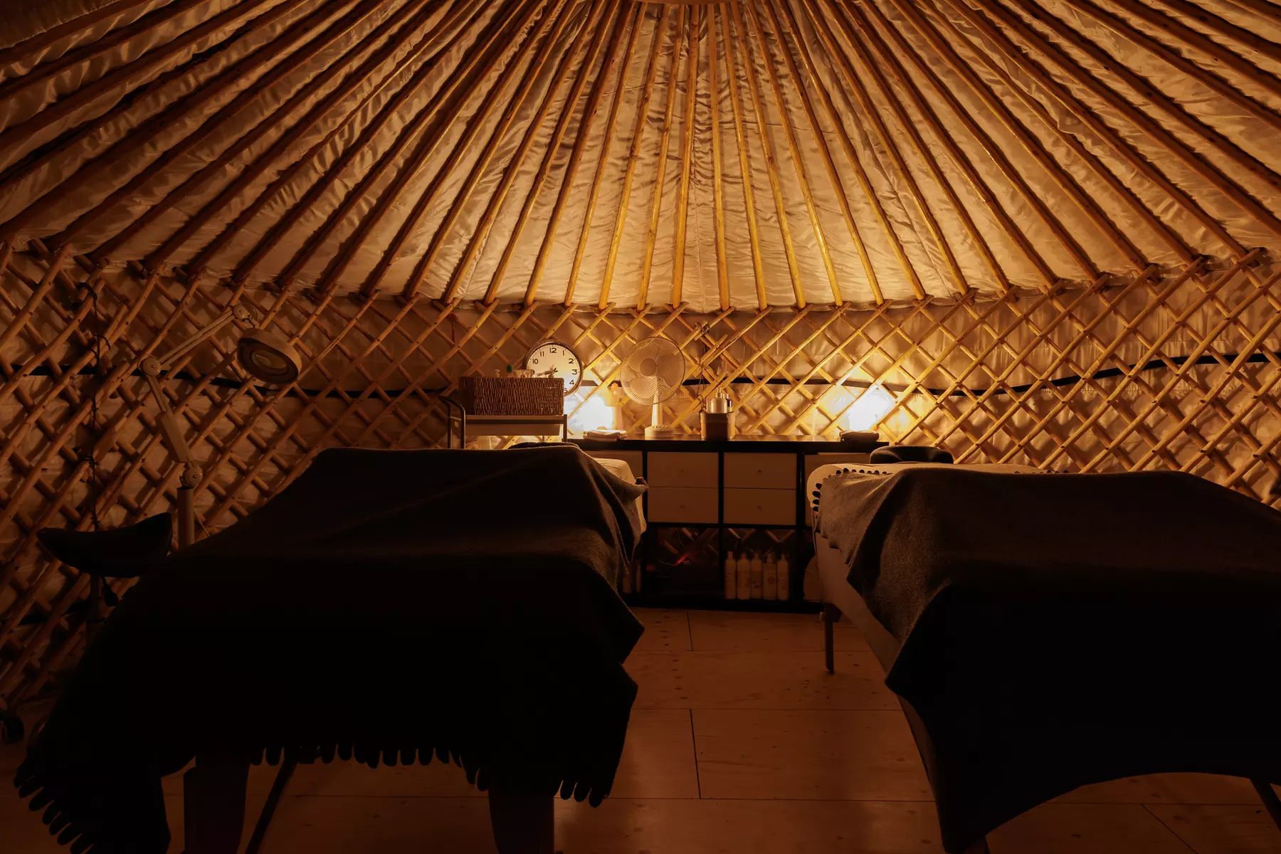 Deluxe wellnessbehandeling in een yurt