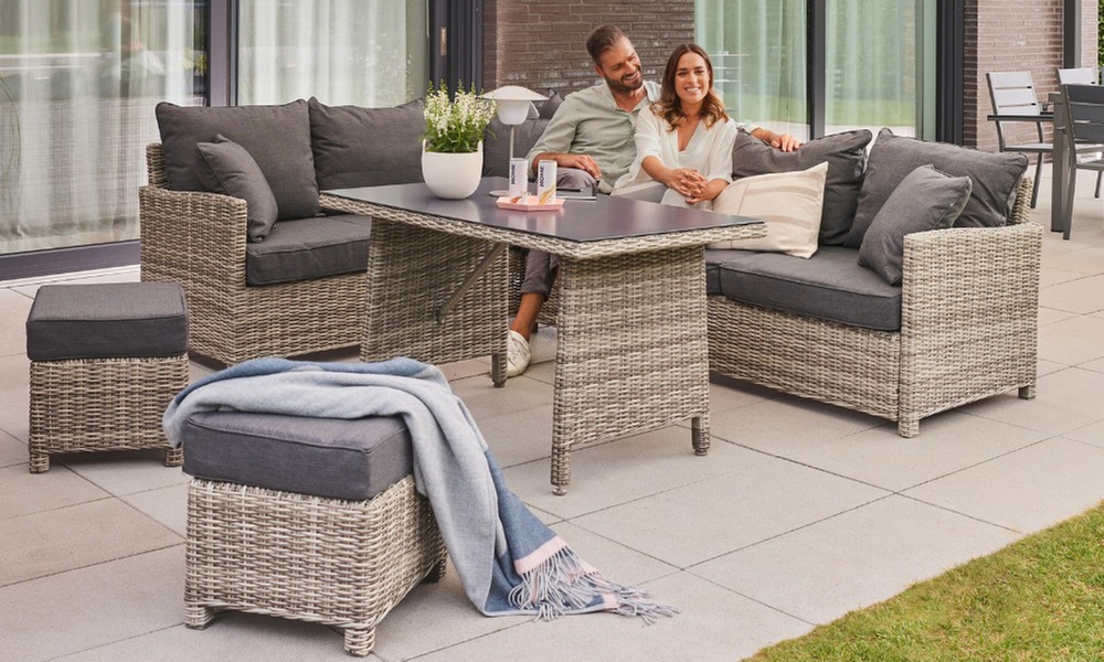 Home Deluxe Rattan-Sitzgruppe „Bahia“