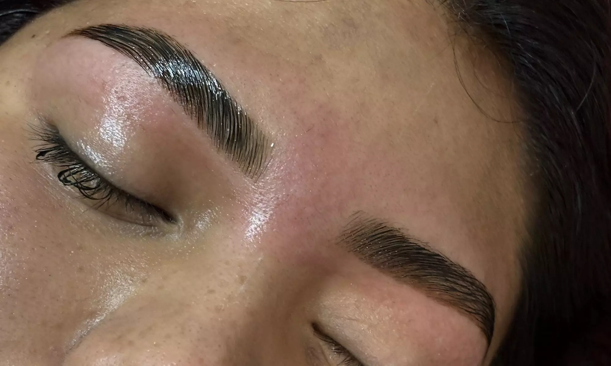 Enjoy Brow Lamination, Shaping, Wax or Women's Waxing with Mask