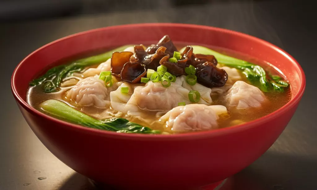 Menú asiático para 2 o 4 con entrantes, principales, postre y bebida