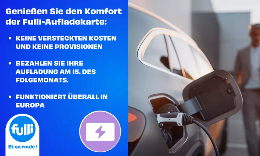 Fulli-Ladekarte für E-Autos: 6 Monate Abonnement inkl. Lieferung