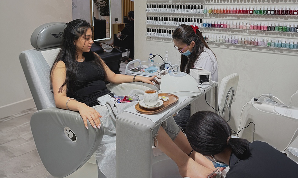 Professional Nail Care & Extensions with Relaxing Mani-Pedis