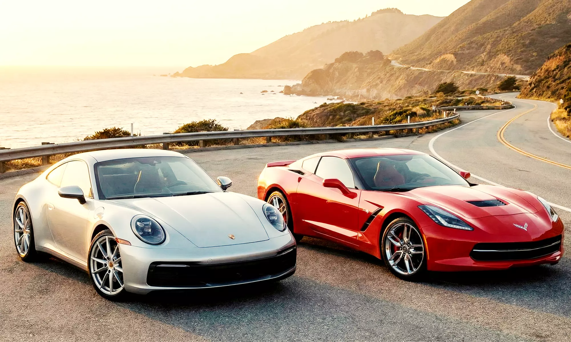 Ruta de conducción en un Ferrari y Porsche o Lamborghini y Corvette