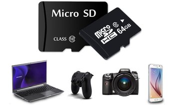 Micro SD 32/64/128 Go classe 10
