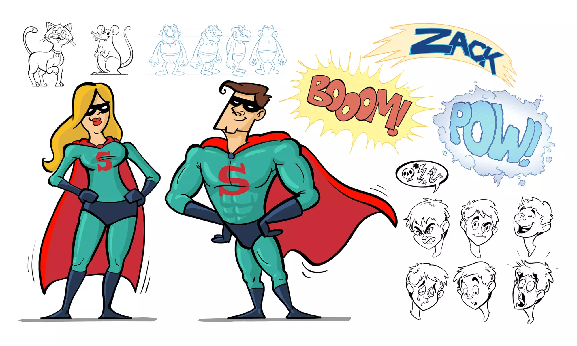 3 oder 12 Monate Online-Zeichenkurs: Comics zeichnen