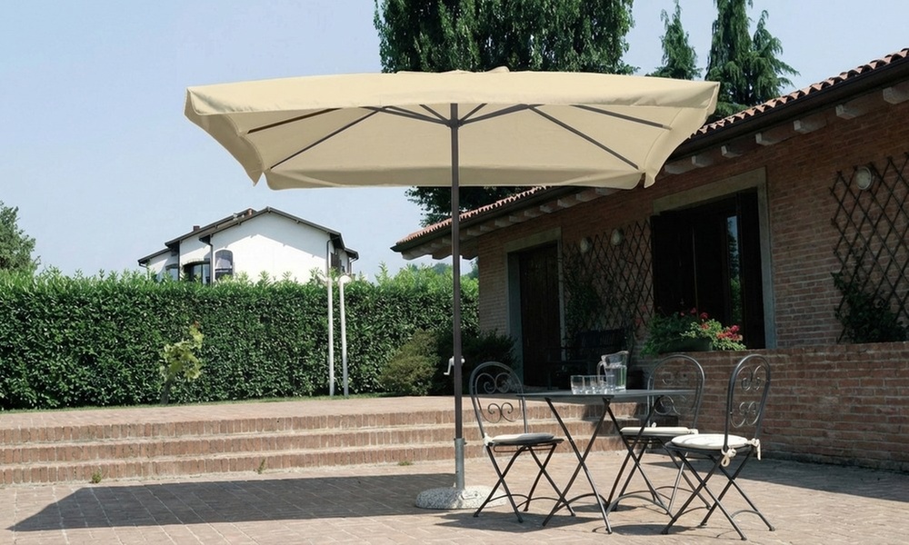 Ombrellone da giardino con palo centrale di Bakaji