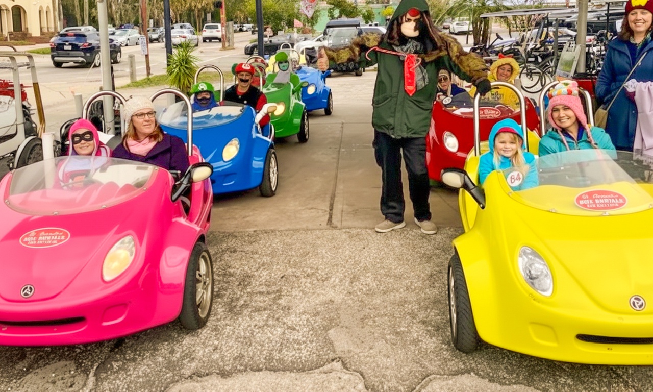 Explore St. Augustine in a Guided Segway Tour/Scooter/Coupe Car Rental