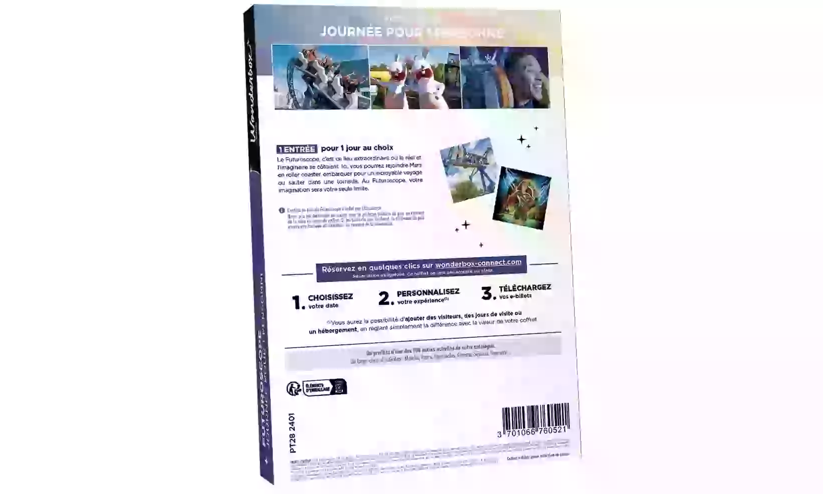 Futuroscope : sensations, rêves et technologie avec Wonderbox Connect