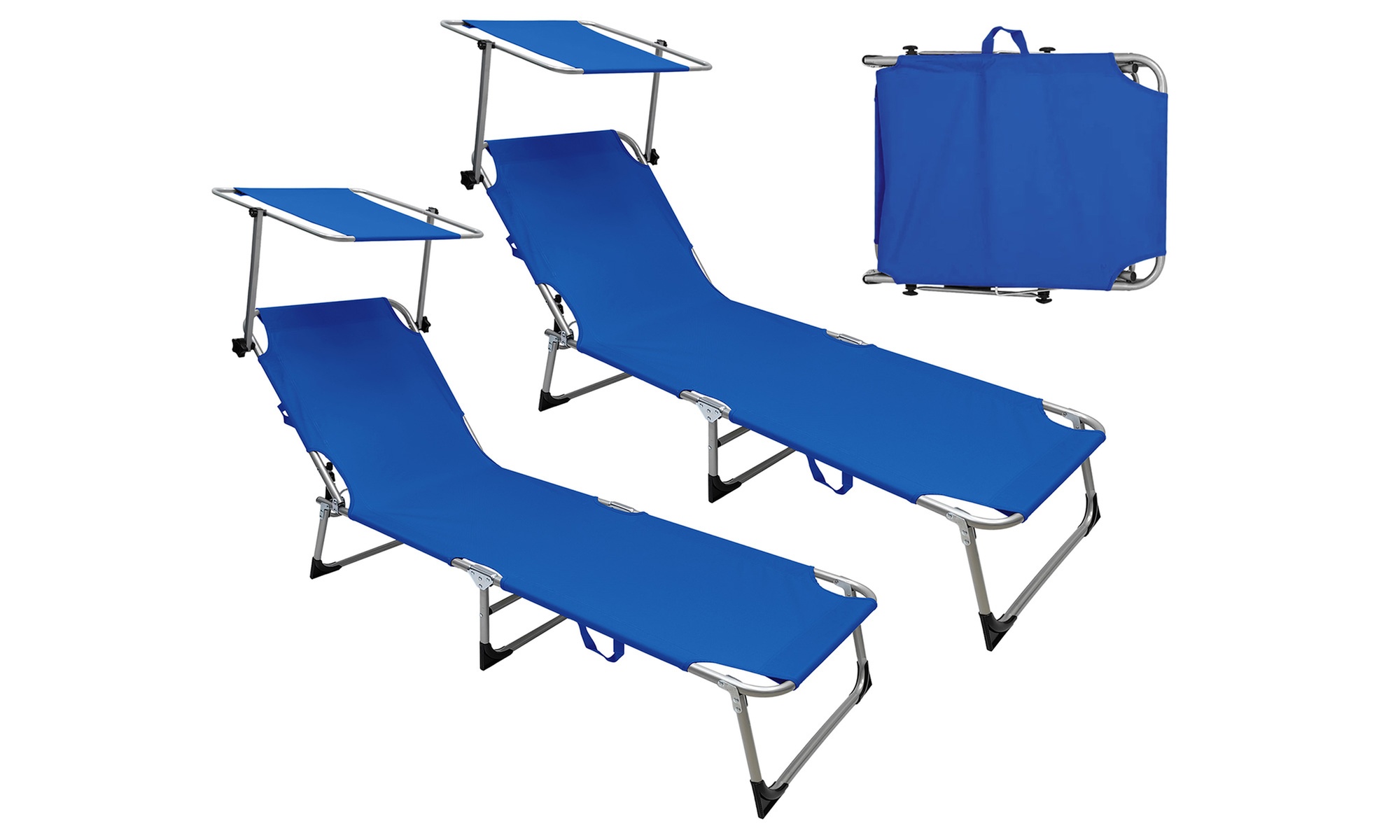 2 Sonnenliegen „Malta“ oder „Gallipoli“