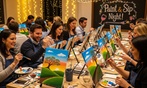Paint & Sip Class for One, Two, Three or Four Guests