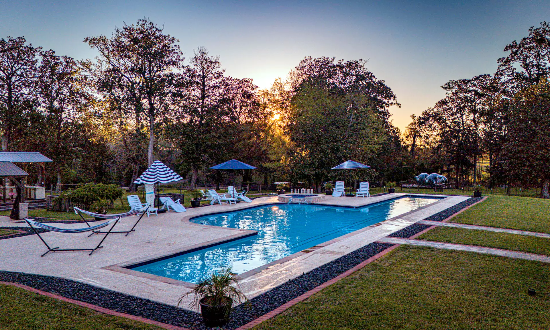 Luxury Glamping Domes w/ Pool & Hot Tub, Just Outside Houston