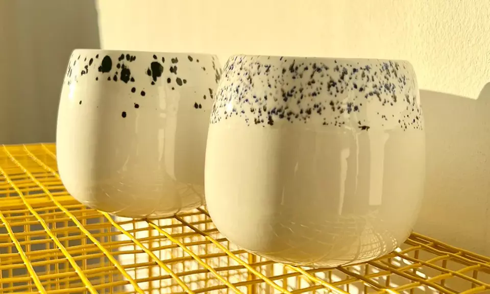 2 Std. Workshop Tassen mit Effektglasur gestalten für 1-2 Personen