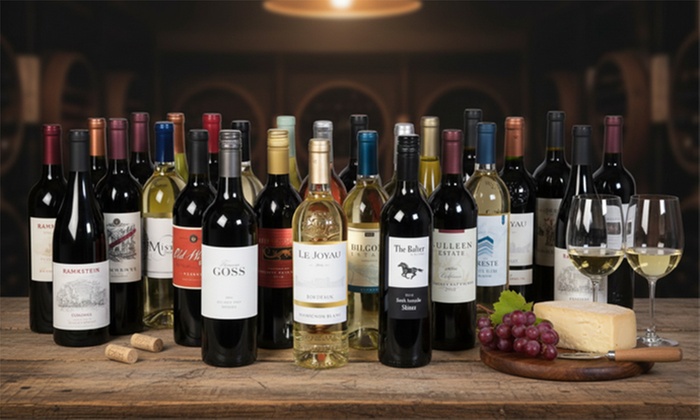 20 Bottles of Award-Winning Wines, Premium Cabernet Sauvignon, Pinot Noir, Malbec, Chardonnay & More
