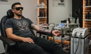 3 o 6 sesiones de eliminación de tatuajes con láser en zona de hasta 25, 50 o 100 cm² para 1 persona