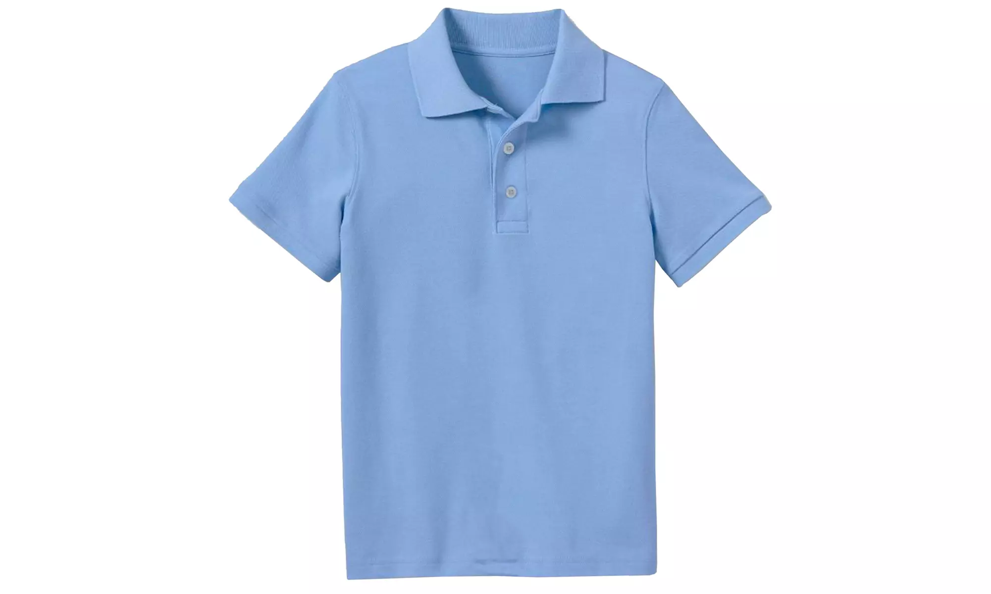 Boy's Short Sleeve School Uniform Pique Polo Shirts (Sizes, 4-20)