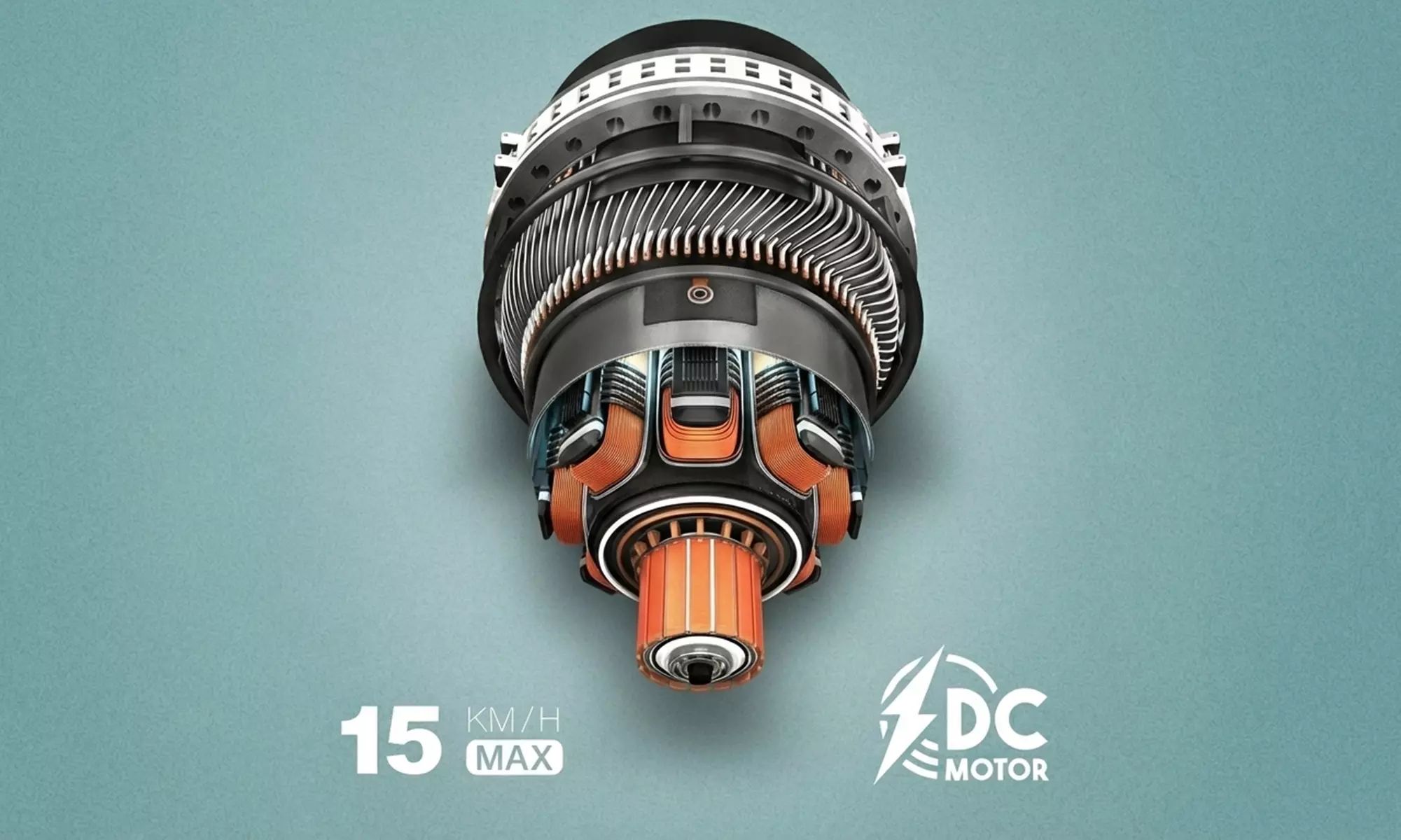 Cinta de correr eléctrica Space con motor de 1800 W y pantalla táctil