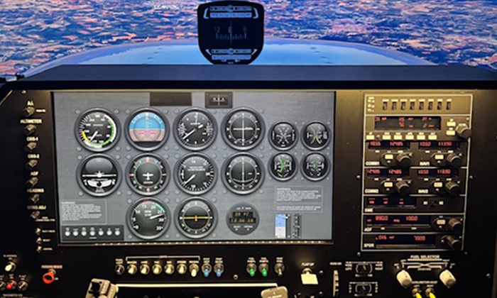 Simulador de vuelo Cessna 172 en Valencia sesión de 1 o 3 horas