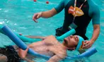 Cours découverte de natation enfants avant les vacances