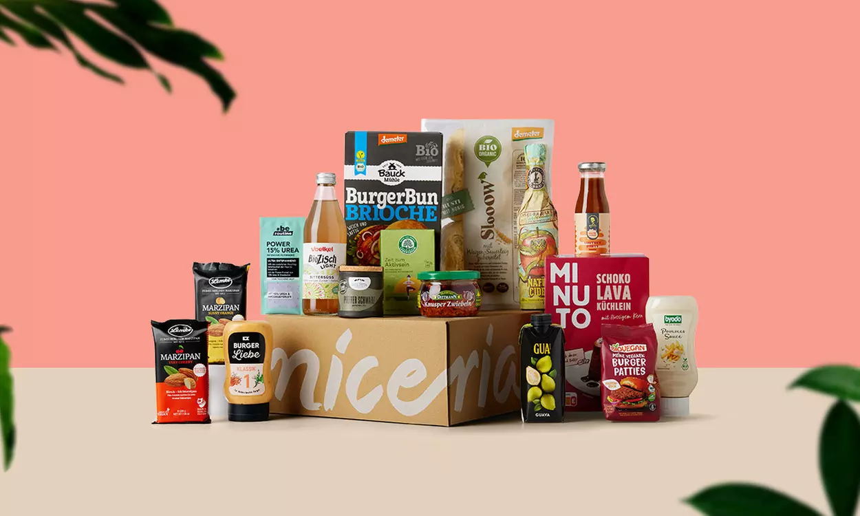 Verkoste neue Produkte: niceria selected, vegane oder Snack Box