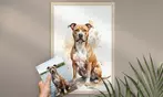 Everlasting Pet Portraits: Custom Watercolor Memorials & Gifts