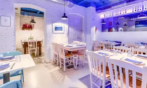 Madrid: menú griego o menú de degustación para 2 personas, ahorra hasta un 30%