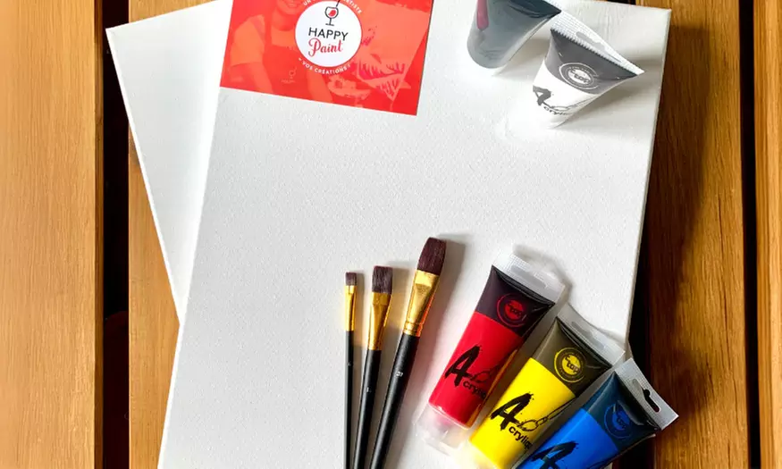 Atelier de peinture en ligne : créativité guidée avec Happy Paint