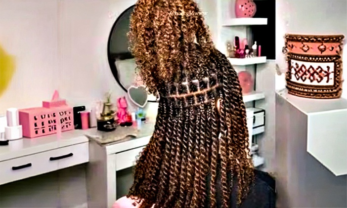 Kinky Twist Braids - Shoulder Length
